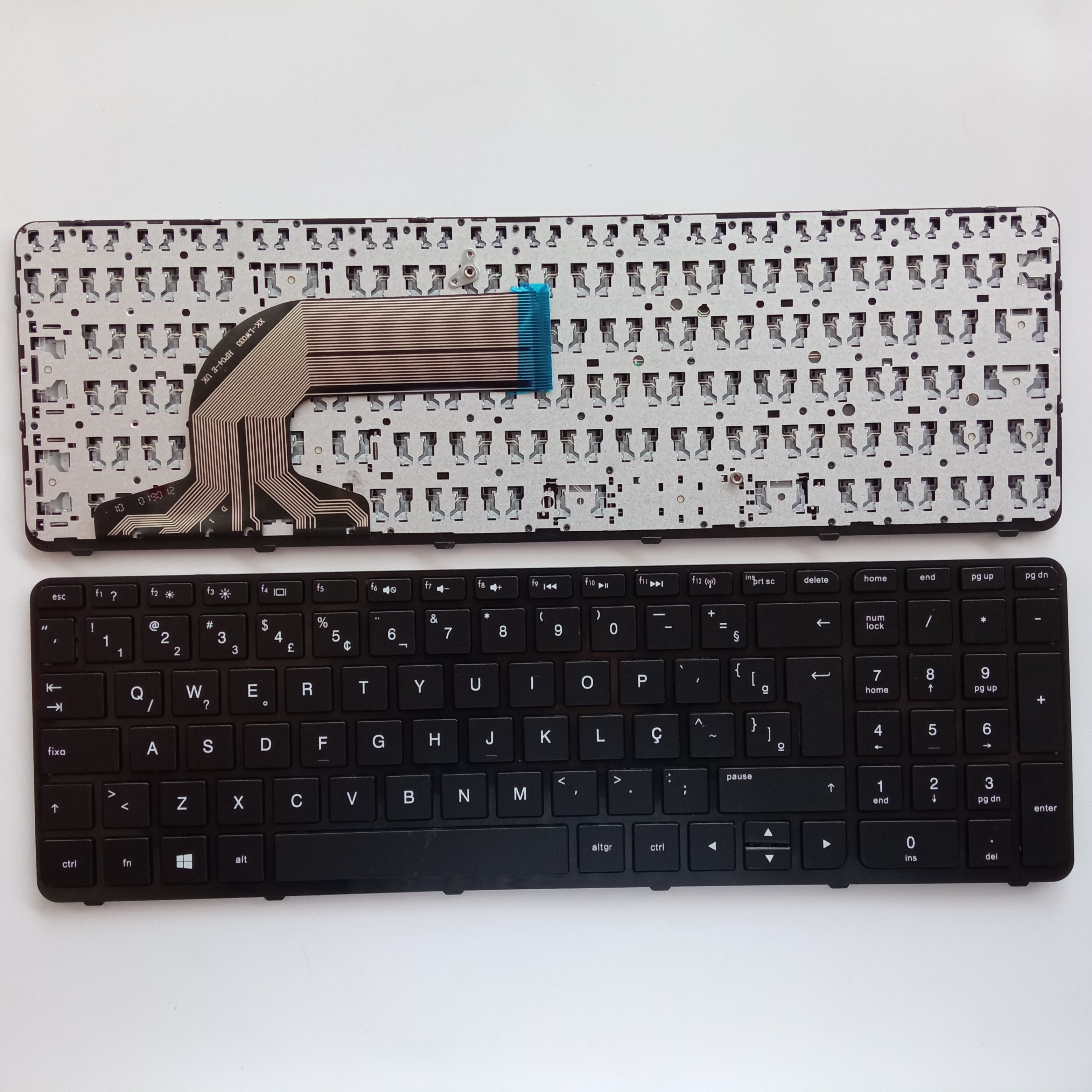 Picture of New Replacement Laptop Keyboard For HP 15-E/15-N/15-R/15-D BLACK FRAME BLACK (OEM) BR Layout